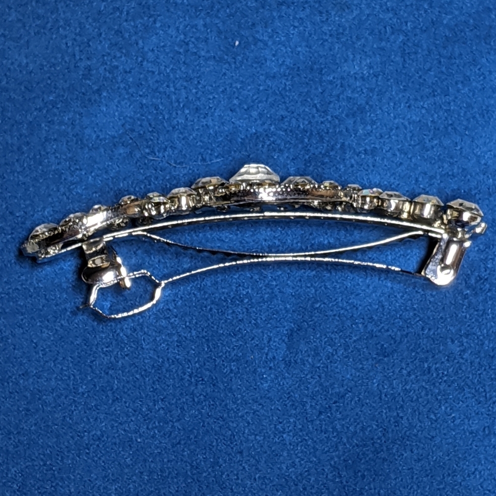 Crystal Rhinestone Barrette - Picture 2 of 6